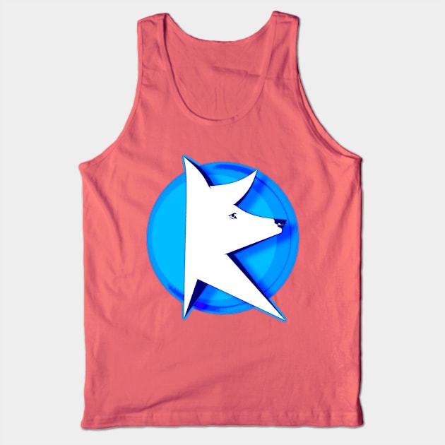 White Wolf Tank Top by frooglekade